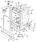 Part Location Diagram of 99001393 Whirlpool BARRIER (WHT)