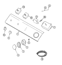 Part Location Diagram of WP33002346 Whirlpool Timer Dial Skirt