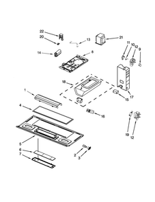 Interior And Ventilation Parts Diagram and Parts List for MMV1164WB6  Maytag Microwave