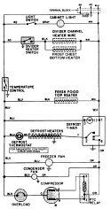 WIRING INFORMATION Diagram and Parts List for GT17B5N3EV  Admiral Refrigerator