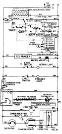 WIRING INFORMATION Diagram and Parts List for GS24B7C3EV  Admiral Refrigerator
