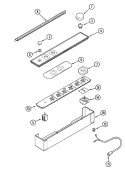 Part Location Diagram of WP71002569 Whirlpool Switch Gasket