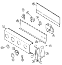 CONTROL PANEL Diagram and Parts List for PAV2000AWA  Maytag Washer