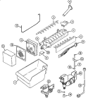 ICE MAKER KIT Diagram and Parts List for UKI1000AXX  Maytag Ice Maker