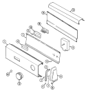 CONTROL PANEL Diagram and Parts List for LDE1000ACE  Maytag Dryer