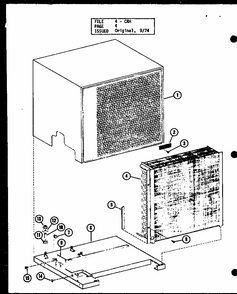 Part Location Diagram of C5853908 Whirlpool Condenser assy