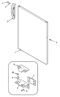 FRESH FOOD OUTER DOOR Diagram and Parts List for GT1913PXFQ  Crosley Refrigerator