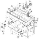 27`` OVEN CONTROLS Diagram and Parts List for PRG4802P  Jenn-Air Range