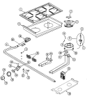 Part Location Diagram of 73001141 Whirlpool SCREW, BEZEL (Black)
