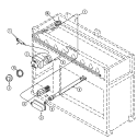 12`` OVEN CONTROLS Diagram and Parts List for PRG4802P  Jenn-Air Range