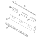 CONTROL PANEL Diagram and Parts List for SCE70600B  Jenn-Air Range