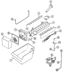 Part Location Diagram of 61001858 Whirlpool LINE- WATE