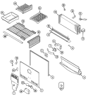Part Location Diagram of 61002585 Whirlpool COVER- EVA