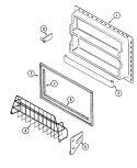 Part Location Diagram of 61002450 Whirlpool USE WPL 61004015