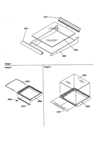 Deli/shelves/crisper/accessories Diagram and Parts List for SCD23VBW-P1315305WW  Amana Refrigerator