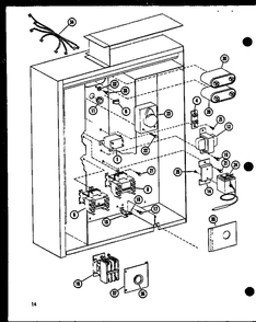 Part Location Diagram of D9920501 Whirlpool Wire Harness