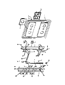 Top Burner Assy Diagram and Parts List for RLS363U-P1142709NL  Caloric Range