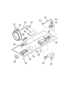 Part Location Diagram of WFR800803 Whirlpool 30# TUMBLE