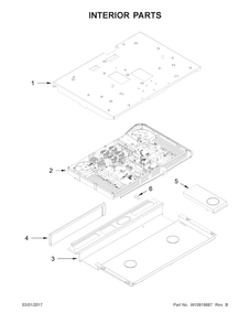 Part Location Diagram of W11727219 Whirlpool PLATE