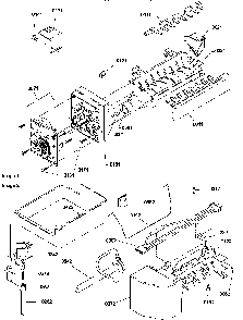 Ice Maker Assembly & Parts Diagram and Parts List for BH20S5W-P1196503WW  Amana Refrigerator