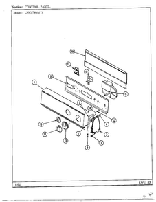Part Location Diagram of 35-0257-5 Maytag MANUAL, USE & CARE