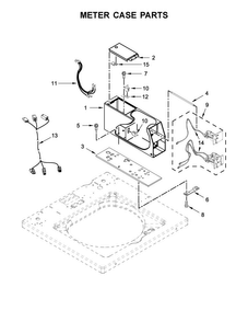 Part Location Diagram of W10491633 Whirlpool HARNS-WIRE