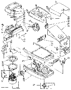 Vacuum Cleaner Diagram and Parts List for 1162245091  Kenmore Canister Vacuum