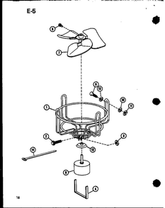 Diagram 7 Diagram and Parts List for SRCF42-U01A P69044-2C Amana Air Conditioner