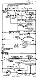 WIRING INFORMATION Diagram and Parts List for RSW2400AGE  Maytag Refrigerator