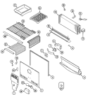 Part Location Diagram of 61002658 Whirlpool USE WPL 61004543