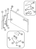 FREEZER OUTER DOOR Diagram and Parts List for ATB2110DRQ  Admiral Refrigerator