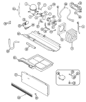 COMPRESSOR Diagram and Parts List for GC2227EED5  Maytag Refrigerator