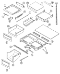 Part Location Diagram of 61002312 Whirlpool SEAL- SIDE
