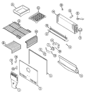 Part Location Diagram of 61002661 Whirlpool SHELF, FRZ.