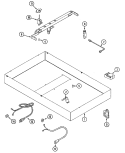 BODY Diagram and Parts List for CVGX2423B  Jenn-Air Cooktop