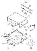INTERNAL CONTROLS Diagram and Parts List for WG30100B  Jenn-Air Wall Oven