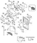 ICE & WATER DISPENSER Diagram and Parts List for BS24Y9DBC  Maytag Refrigerator