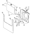 Part Location Diagram of 22003077 Whirlpool DOOR-INNER