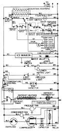 WIRING INFORMATION Diagram and Parts List for GS24B8C3IV  Admiral Refrigerator