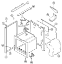 BODY Diagram and Parts List for ABR3740AGW  Maytag Range