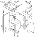 Part Location Diagram of 4005F430-51 Whirlpool COVER, LOCK SWITCH