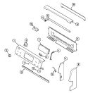 CONTROL PANEL Diagram and Parts List for JER8850AAW  Jenn-Air Range