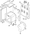 BODY Diagram and Parts List for MER4530AAA  Maytag Range