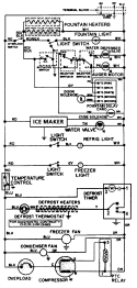 WIRING INFORMATION Diagram and Parts List for GS20C6C3EV  Admiral Refrigerator