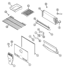 Part Location Diagram of WP4387503 Whirlpool Refrigerator Bimetal Defrost Thermostat