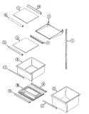 Part Location Diagram of 61001660 Whirlpool DISCONTINUED