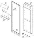Part Location Diagram of 69992-2 Whirlpool RETAINER GASKET