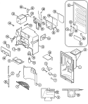 Part Location Diagram of 61002991 Whirlpool LINER & PAD Assembly., FOUNTAIN