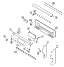 CONTROL PANEL Diagram and Parts List for JER8850ACW  Jenn-Air Range