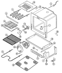 Part Location Diagram of 74003595A Whirlpool Dehydration Oven Rack